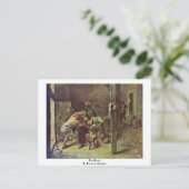 Das Gewirr von Brouwer Adriaen Postkarte (Stehend Vorderseite)