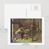 Das Gewirr von Brouwer Adriaen Postkarte (Vorne/Hinten)