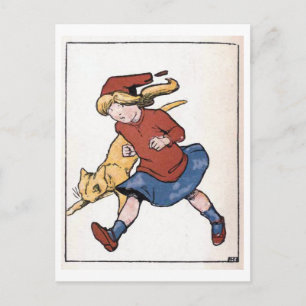 "Das Gewissen macht Feiglinge ..." Vintage Postkarte