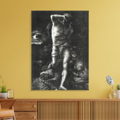 Das Gewissen oder die Augen-Sehhilfe Leinwanddruck (Insitu (Wohnzimmer))