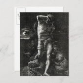 Das Gewissen oder die Augen-Sehhilfe Postkarte (Vorne/Hinten)