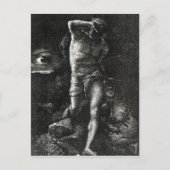 Das Gewissen oder die Augen-Sehhilfe Postkarte (Vorderseite)