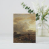 Das Gewitter auf dem Lande beseitigen, 1857 Postkarte (Stehend Vorderseite)