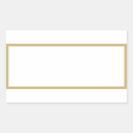 Das Gewürzglas grenzt an leere rechteckige Etikett Rechteckiger Aufkleber