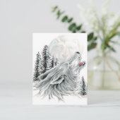 Das Gezänk auf dem Mond Postkarte (Stehend Vorderseite)