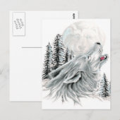 Das Gezänk auf dem Mond Postkarte (Vorne/Hinten)