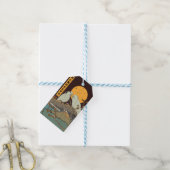 Das Gezwitschen kleiner Vögel Geschenkanhänger (Mit Garn)