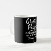 Das Ghosting von Menschen fällt der Genetik leicht Kaffeetasse (Vorderseite Links)