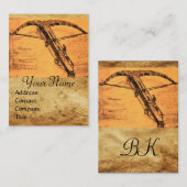 DAS GIANT CROSSBOW-MONOGRAMM VISITENKARTE (Vorne/Hinten)