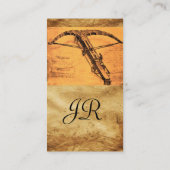 DAS GIANT CROSSBOW-MONOGRAMM VISITENKARTE (Rückseite)
