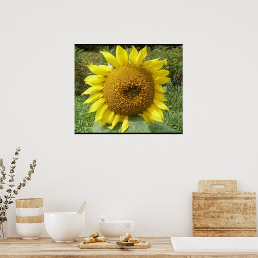 DAS GIANT SUNFLOWER-Poster Poster (Küche)