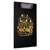 Das Gift Adventure von Campern steht bevor Klemmbrett (Rechts)