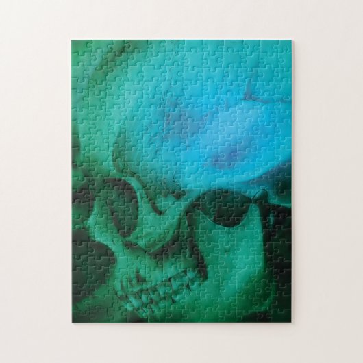 Das giftige Schädel-Puzzlespiel Puzzle (Vertikal)