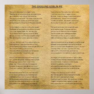 DAS GIGGLING GOBLIN PIE POSTER