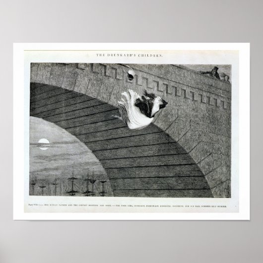 Das Gin-Crazed Girl begeht Selbstmord, Platte 8 vo Poster (Vorne)