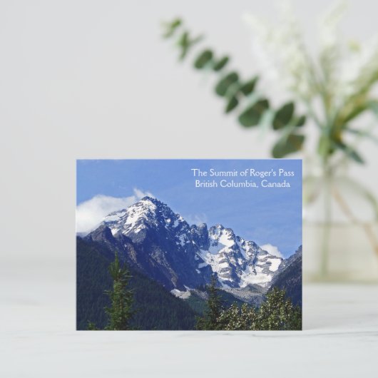 Das Gipfel Roger der Durchlauf-Postkarte Postkarte (Stehend Vorderseite)