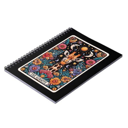 Das Giraffe Spirit Tarot Card Notebook Notizblock (Linke Seite)