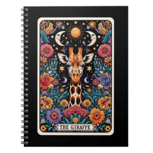 Das Giraffe Spirit Tarot Card Notebook Notizblock