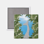 Das Giraffenmagnet Magnet (Vorderseite/Rückseite)