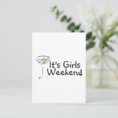 Das Girls Weekend Postkarte (Stehend Vorderseite)