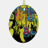 Das Gitarren-Party - Keramik des Musikinstrumentes Ornament (Rechts)