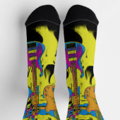 Das Gitarren-Party - Musikinstrumente Socken (Oben)