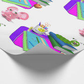 Das glänzende Wrapping Paper, Zurück zur Schule Pi Geschenkpapier (Ecke)