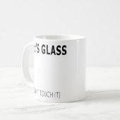 Das Glas des einfachen lustigen Vater-Zitat-Vaters Kaffeetasse (Vorderseite Links)