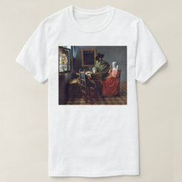 Das Glas des Weins durch Johannes Vermeer T-Shirt