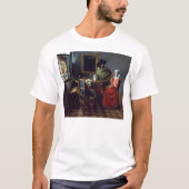 Das Glas des Weins durch Johannes Vermeer T-Shirt (Vorderseite)