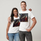 Das Glas des Weins durch Johannes Vermeer T-Shirt (Unisex)