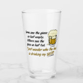 Das Glas ist halb voll? (Vorderseite)