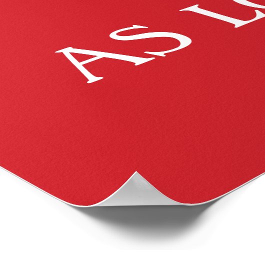 Das Glas kann halb Vollbier sein Poster (Ecke)