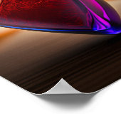 Das Glasherz | Digital Art Poster (Ecke)