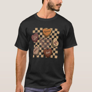 Das gleiche Herz im Herzen Schwarz Geschichte Retr T-Shirt