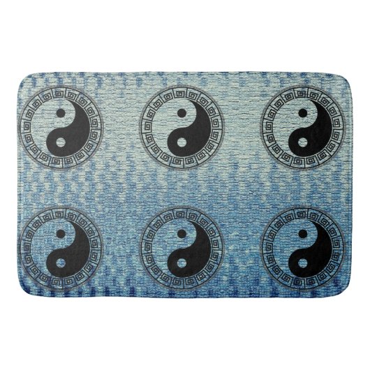 Das Gleichgewicht: Ba Gua, 8 Trigramm Yang TCM Badematte (Vorderseite)