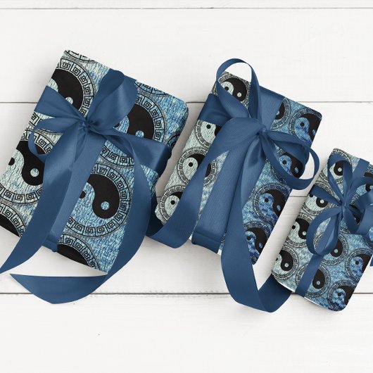 Das Gleichgewicht: Ba Gua, 8 Trigramm Yang TCM Geschenkpapier Set