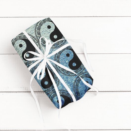 Das Gleichgewicht: Ba Gua, 8 Trigramm Yang TCM Geschenkpapier Set