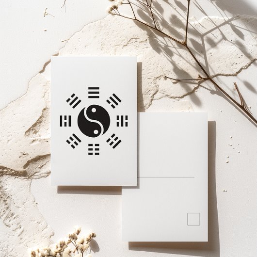 Das Gleichgewicht: Ba Gua, 8 Trigramm Yang TCM Postkarte