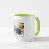 "Das Gleichgewicht zwischen Einkommen und Ausgaben Tasse (VorderseiteRechts)