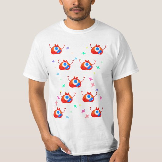Das glitchige Sternenstaub-Monster T-Shirt (Vorderseite)