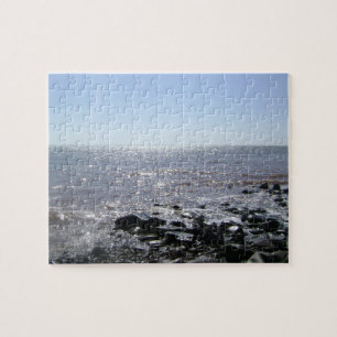 "Das Glitzern wässert" Bay of Fundy-Puzzlespiel Puzzle