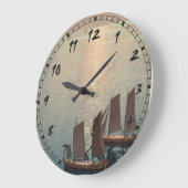 Das glitzernde Meer. Große Wanduhr (Winkel)