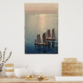 Das glitzernde Meer. Poster (Küche)