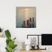 Das glitzernde Meer. Poster (Heimbüro)