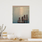 Das glitzernde Meer. Poster (Küche)