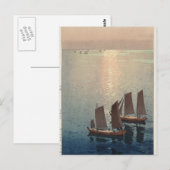Das glitzernde Meer. Postkarte (Vorne/Hinten)