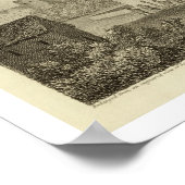 Das Globe Theater auf der Bankseite, wie es in Poster (Ecke)