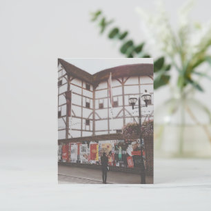 Das Globe Theater - London - UK Feiertagspostkarte