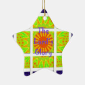 Das glorreiche Muster des grafischen Textes des He Keramikornament (Rechts)